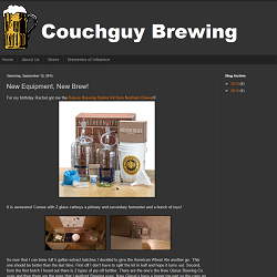 Couchguy Brewing Blog
